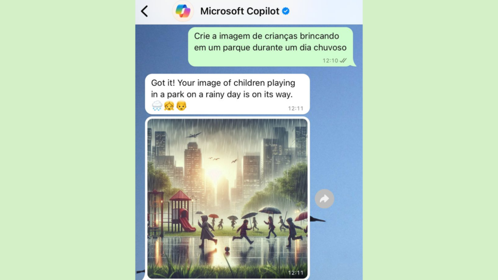 Copilot, de Microsoft, llega a WhatsApp. Descubra cómo utilizar Copilot, de Microsoft, llega a WhatsApp. Descubra cómo utilizarlo. ¡En solo unos pocos pasos, puedes agregar IA a tu calendario de iPhone o Android y ahora puedes crear imágenes, corregir textos y mucho más! Échale un vistazo